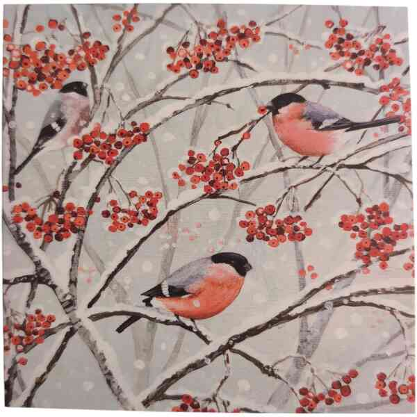 Bullfinches and Berries, Lucy Grossmith