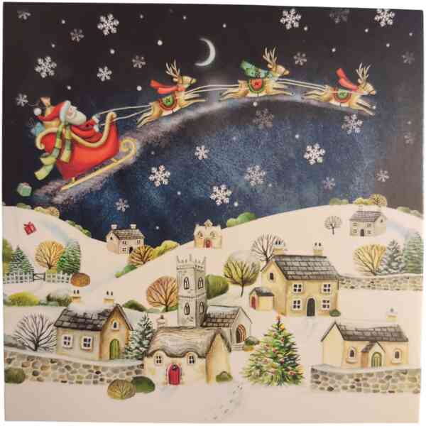 Santa over the Rooftops, Deva Evans