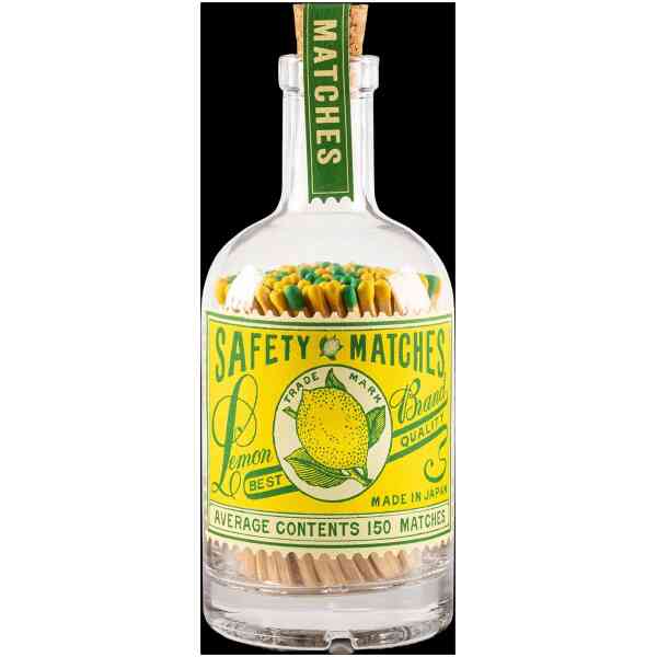 Lemon Stamp Match Bottle