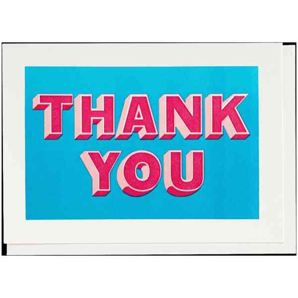 Letterpress Cards Thank You