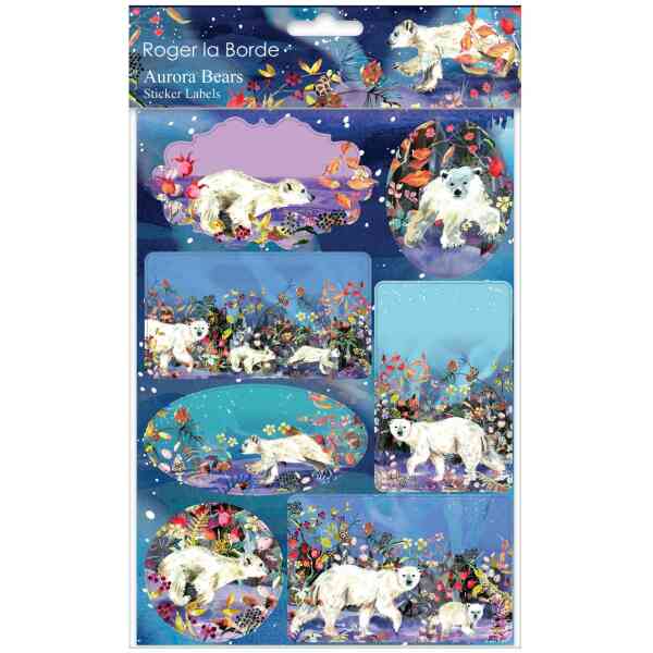 Aurora Bears Sticker Label Sheets