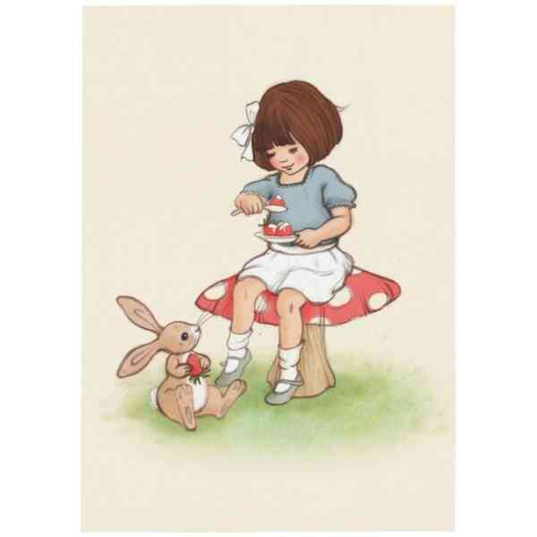 Strawberries and Cream Postcards