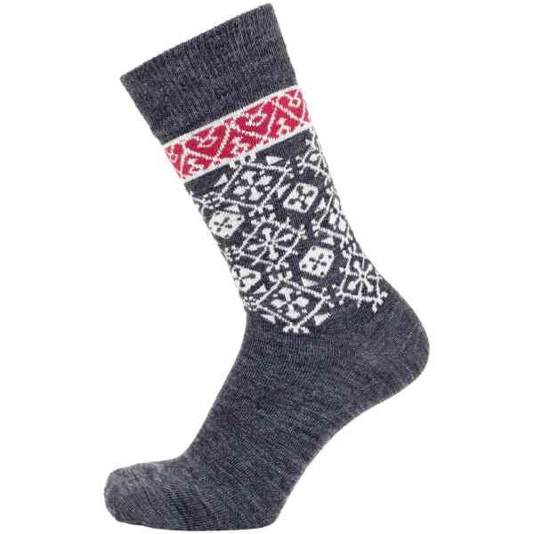 Fjällnäs Ullstrumpa Antracitgrå