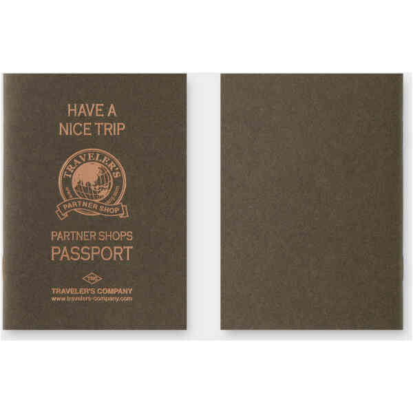 Travelers Factory TRAVELER'S notebook Passport Size Refill Partner Shop Stamp Produkten kan bara köpas i Butiken Skickas ej