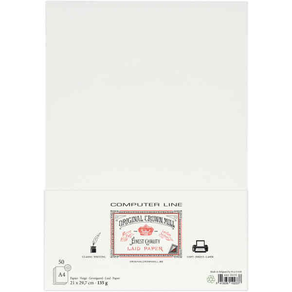 Cello 50 sheets A4 laid White 135 g.