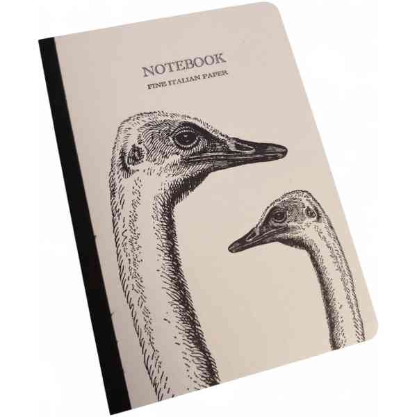 NOTEBOOK SOFTCOVER Ostrich cm.15x21 - NBF L119