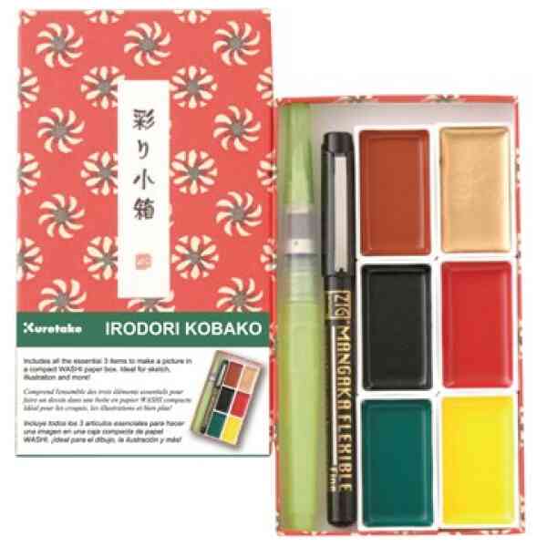 Kuretake Irodori Kobako Red