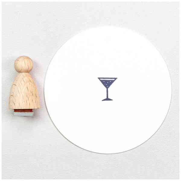 Stamp: Small Cocktail Glass Artikel: E155