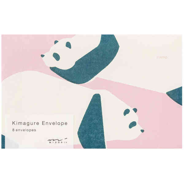 Easy & Cosy Envelope Panda [8 pcs]