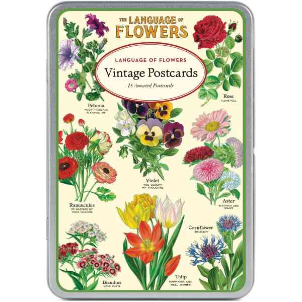 Vintage Notecards - The Language of Flowers