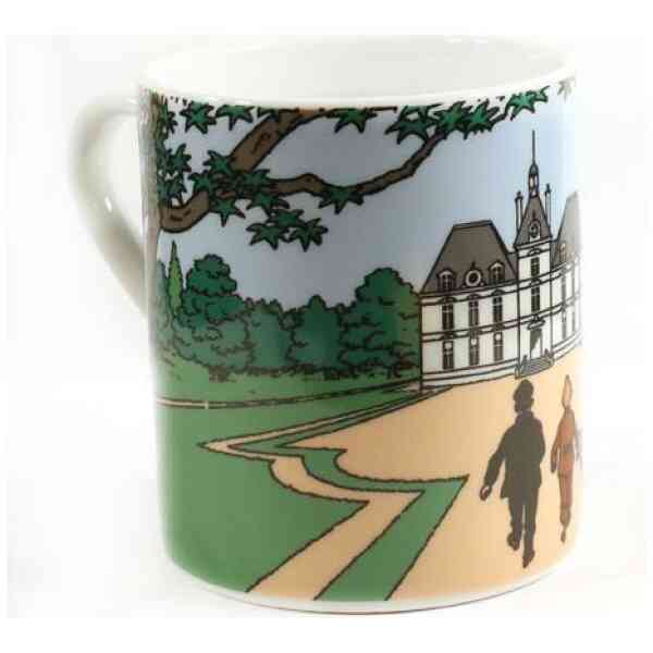 Mugg Tintin och Haddock till slottet