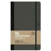 flexbook adventure notebook ruled 13x21cm off black