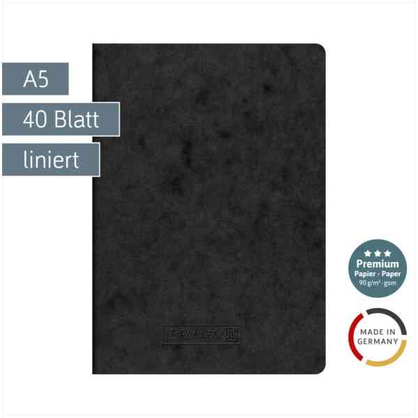 Exercise Book A5 FACT!plus black ruled