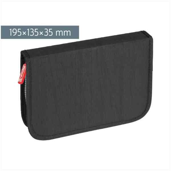 School Pencil Case 2fl. Black