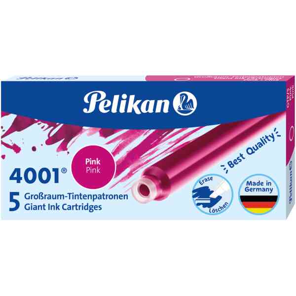 5 giant ink cartridges pink