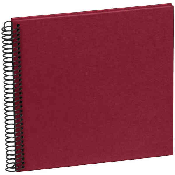 Semikolon SPIRAL ECONOMY ALBUM PICCOLINO BLACK, burgundy