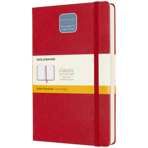 Classic Hard Expanded Linjerad Large Röd