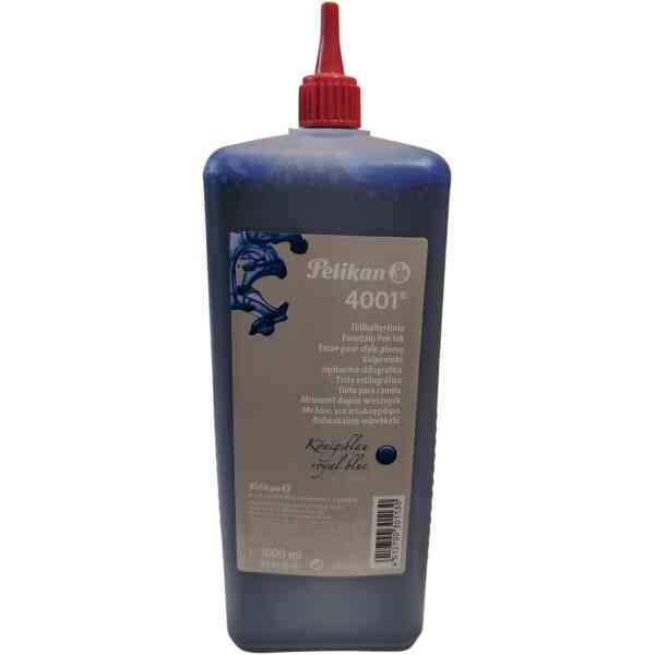 Pelikan ink 4001® Royal Blue plastic ink bottle 1000 ml