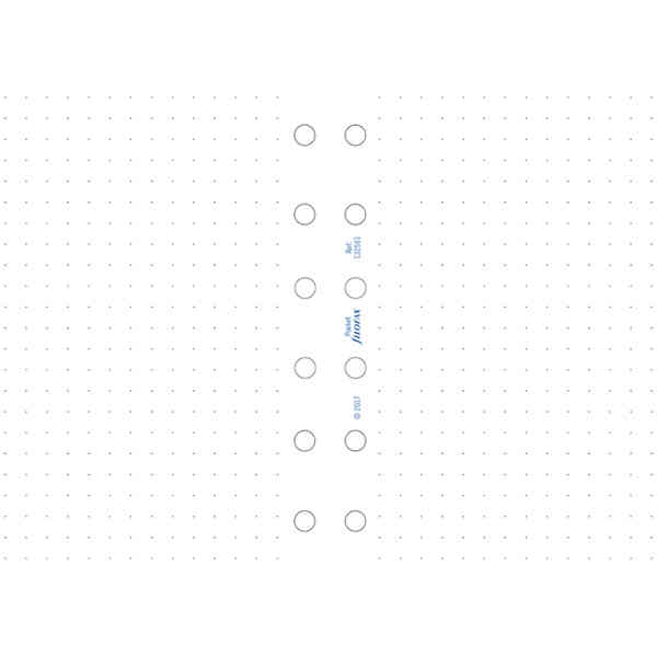 Pocket Anteckningsblad Dotted Vita