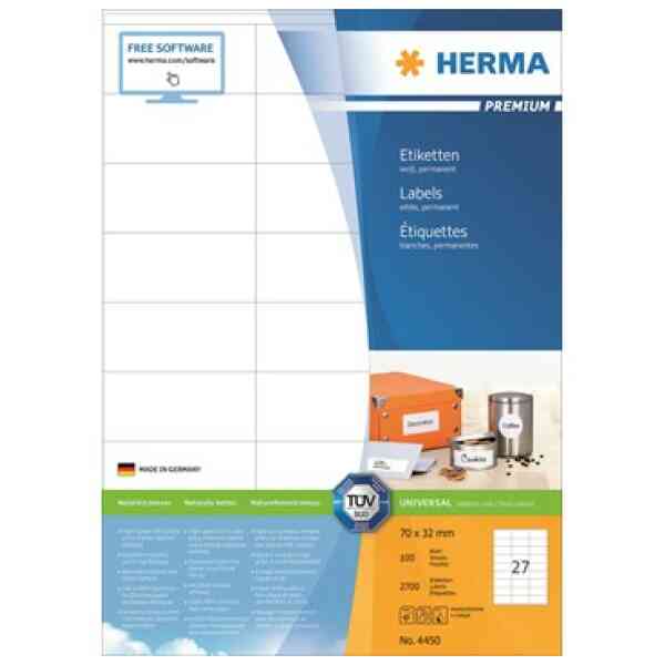 Herma etikett Premium 70x32 (2700)