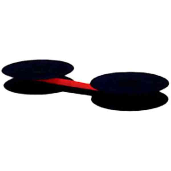 Färgband Spole 8 svart/röd