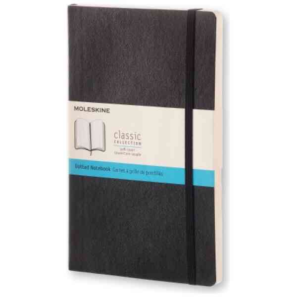 Classic Soft Dotted Large Svart