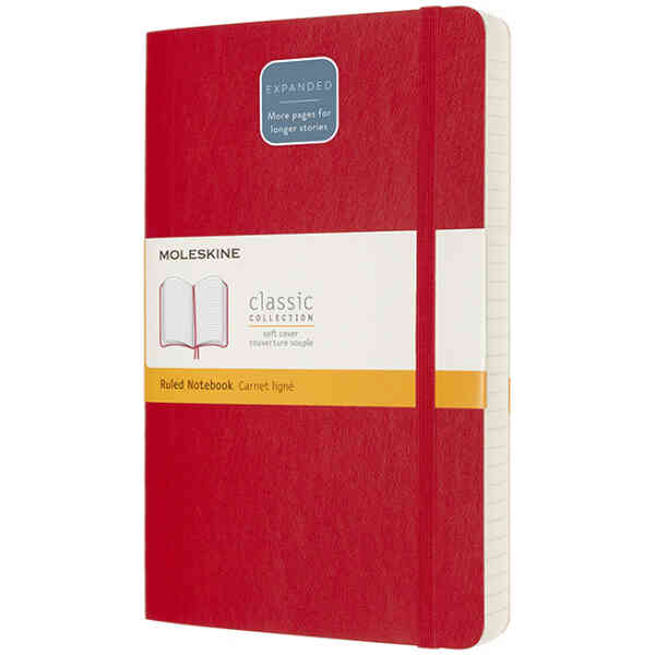 Classic Soft Expanded Linjerad Large Röd