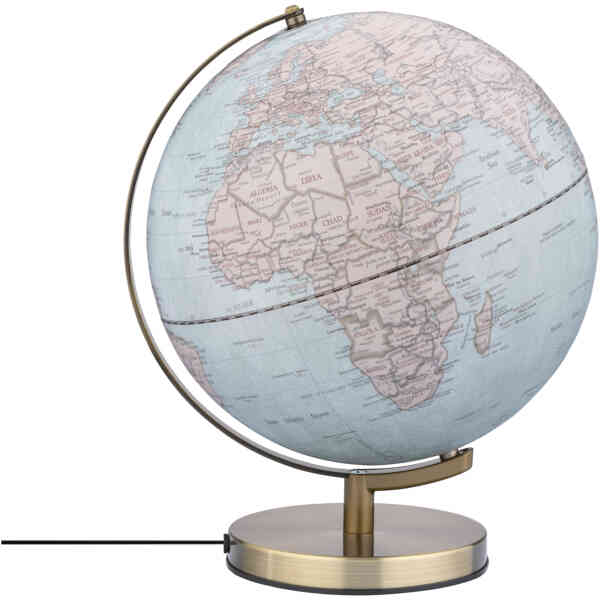 Bild på Troika Jordglob STELLAR LIGHT TOUCH Beige Ljusblå 300 x 300 x 380 mm.