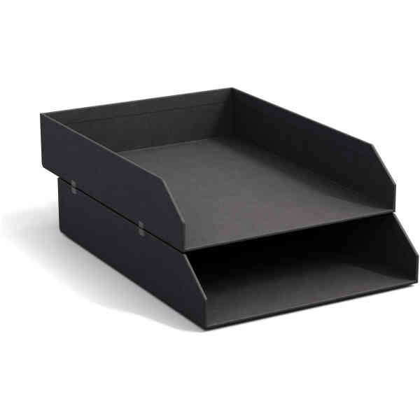 Bild på Bigso Brevkorg Håkan – Svart 2 Styck/Förpackning