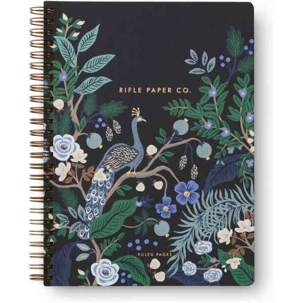 Peacock Spiral Notebook
