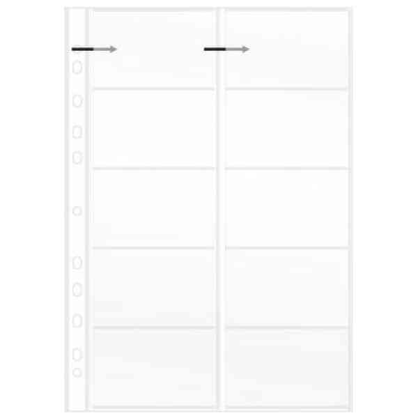 Visitkortsficka A4 10/fp