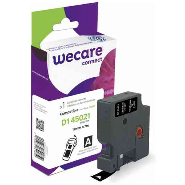 Tape WECARE 12mm Vit på Svart