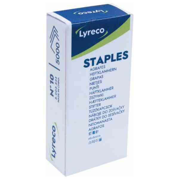 Häftklammer LYRECO nr.10 5000/fp