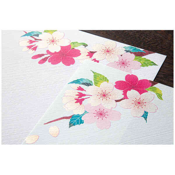 Letter Pad Silk-printing Cherry Blossom [Spring '26]
