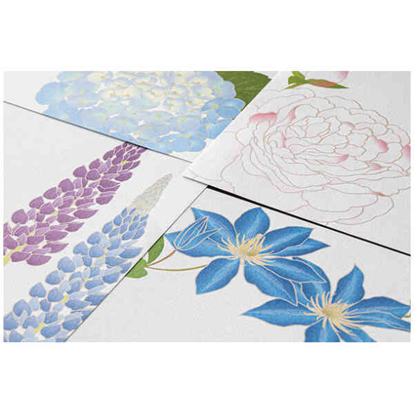 Letter Pad Four Designs Summer Flowers S5 [Early Summer '26]