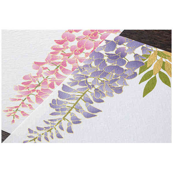 Letter Pad Four Designs SilkPrinting Wisteria S2 [Early Summer '26]