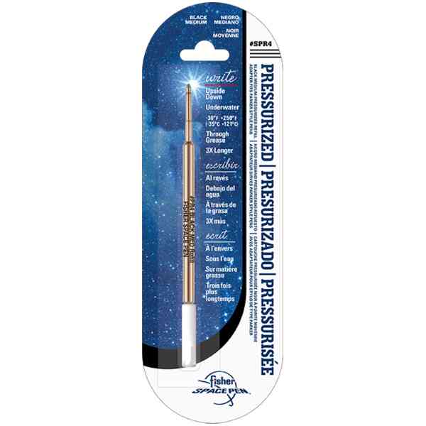 Black Ink, Medium Point Space Pen Pressurized Cartridge