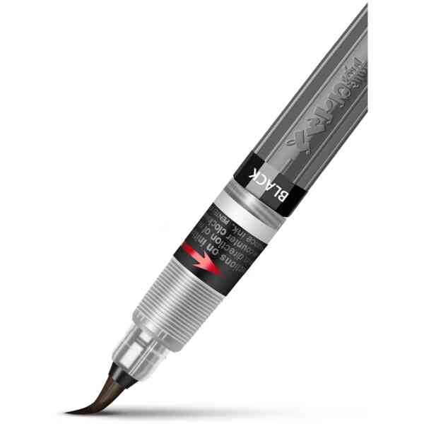 Pentel XGFP-101X Colour Brush Blisterkort Svart