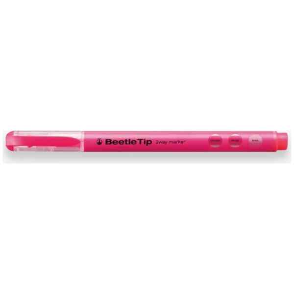 Beetle Tip 3-way Marker Pink