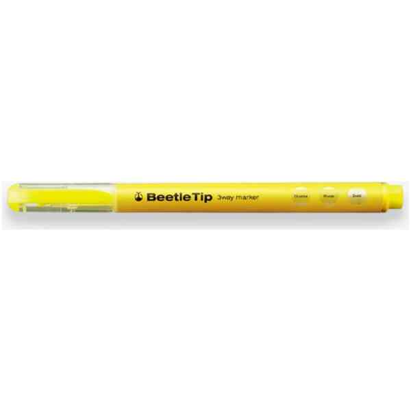 Beetle Tip 3-way Marker Yellow
