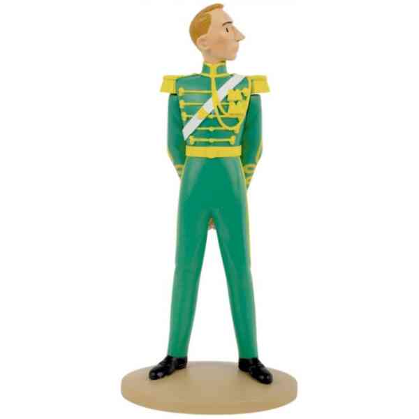 Hergé som officer - 12 cm