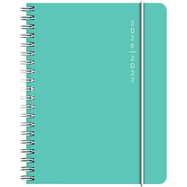 Kalender A6 Plain Blue Almanacksförlaget