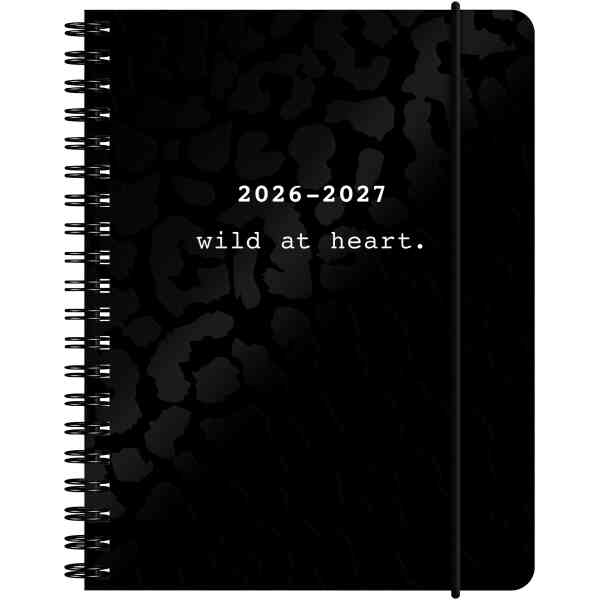 Kalender A6 Black FSC Almanacksförlaget