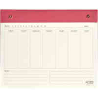 321751 kozo veckoplanerare 25x20cm premium guava pink