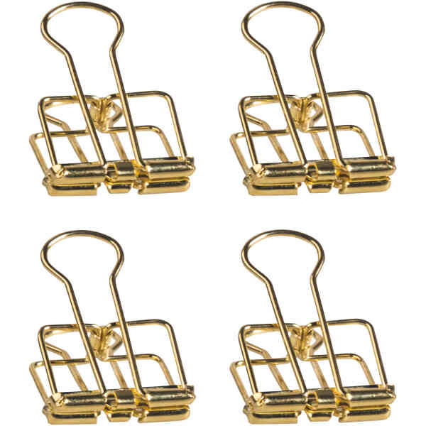 KNORR prandell 216266174 Clip Binders | 19 mm, gold, 8 piece(s)
