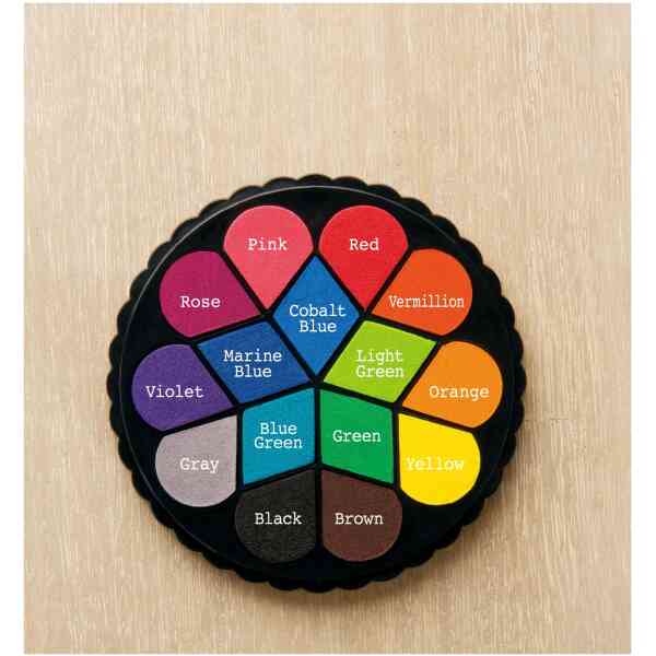 Irodori Pad Stamp pad set Bouquet