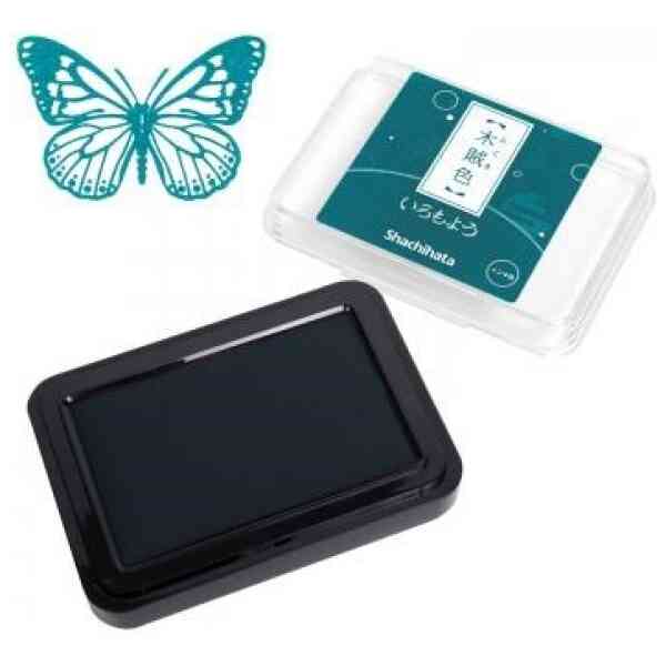 Iromoyo Stamp pad large Tokusa/dark green