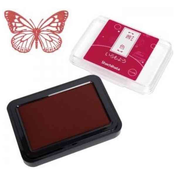 Iromoyo Stamp pad large Akane/dark red