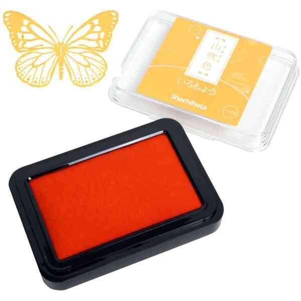 Iromoyo Stamp pad large Yamabuki/chrome yellow