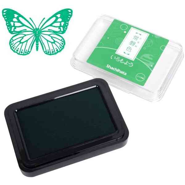 Iromoyo Stamp pad large Tokiwa/green